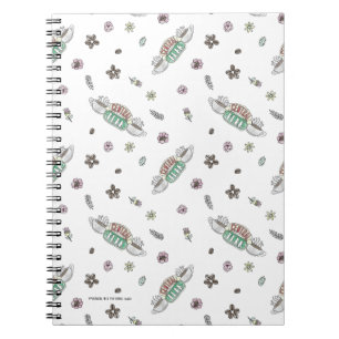 Cuaderno FRIENDS™ Patrón de acuarela de café Central Perk