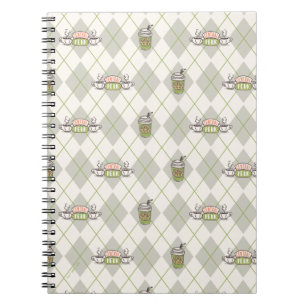 Cuaderno FRIENDS™ Patrón de Argyle de Central Perk