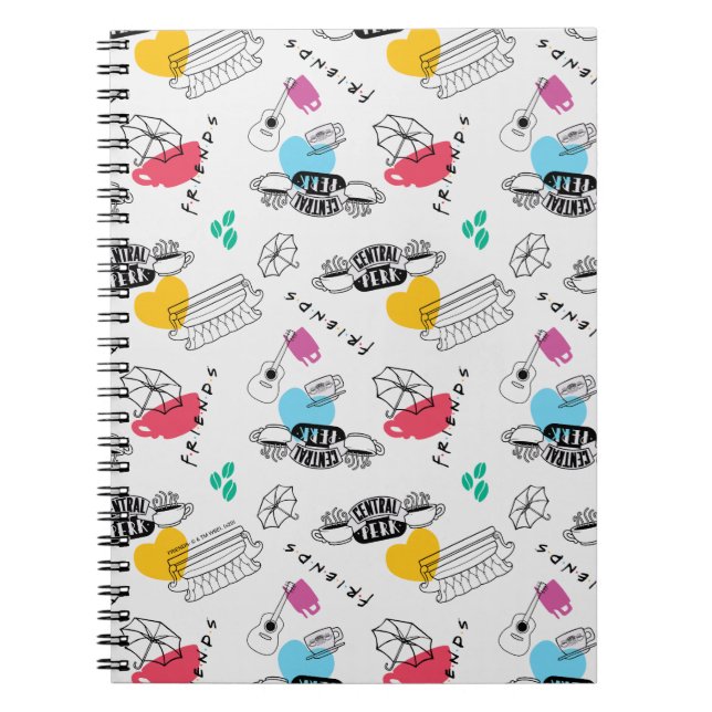 Cuaderno FRIENDS™ | Patrón de Iconos (Frente)
