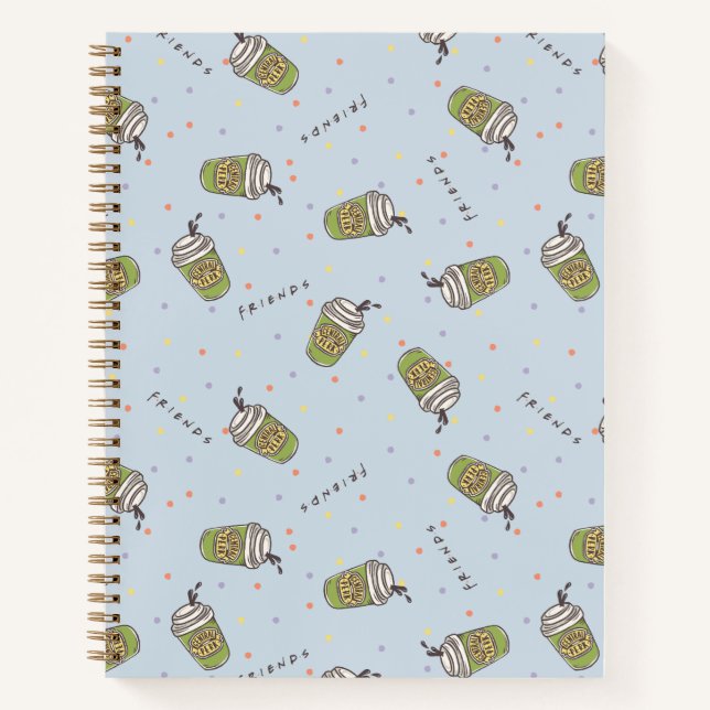 Cuaderno FRIENDS™ | Patrón de lunares de Central Perk (Anverso)