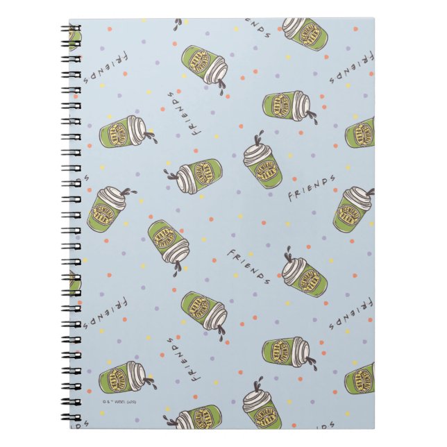 Cuaderno FRIENDS™ | Patrón de lunares de Central Perk (Frente)