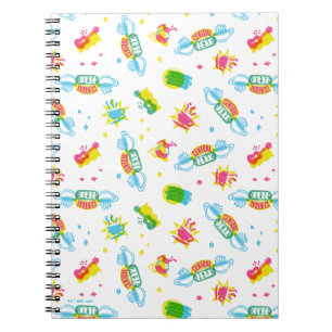 Cuaderno FRIENDS™ Patrón Neon de Central Perk