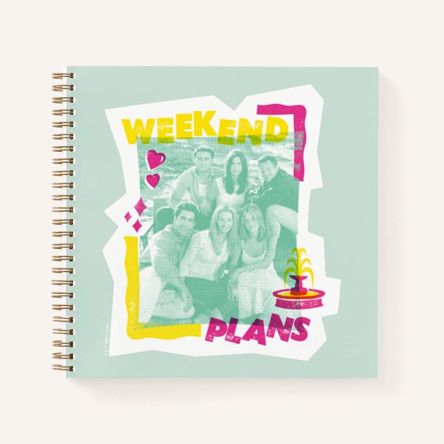 Cuaderno FRIENDS™ | Planes para el fin de semana (Anverso)