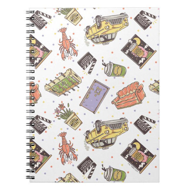 Cuaderno FRIENDS™ | Polka Dot Icon Pattern (Frente)