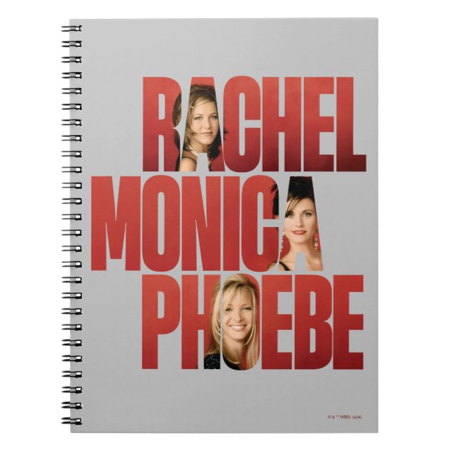 Cuaderno FRIENDS™ | Rachel, Monica & Phoebe (Frente)
