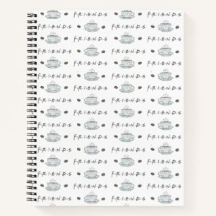 Cuaderno FRIENDS™ Taza de Café Patrón Acuarela