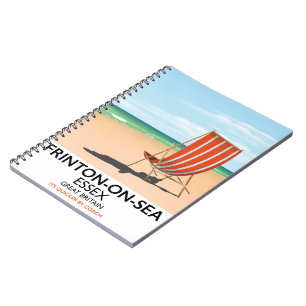 Cuaderno Frinton-on-Sea, Essex, cartel de la costa.