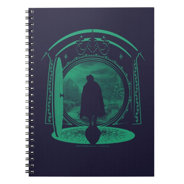 Cuaderno FRODO™ Dejando la silueta de THE SHIRE™ (Frente)