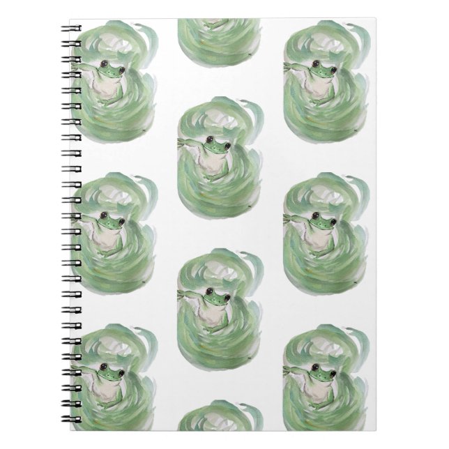 Cuaderno Froggy del humor mágico de la rana (Frente)