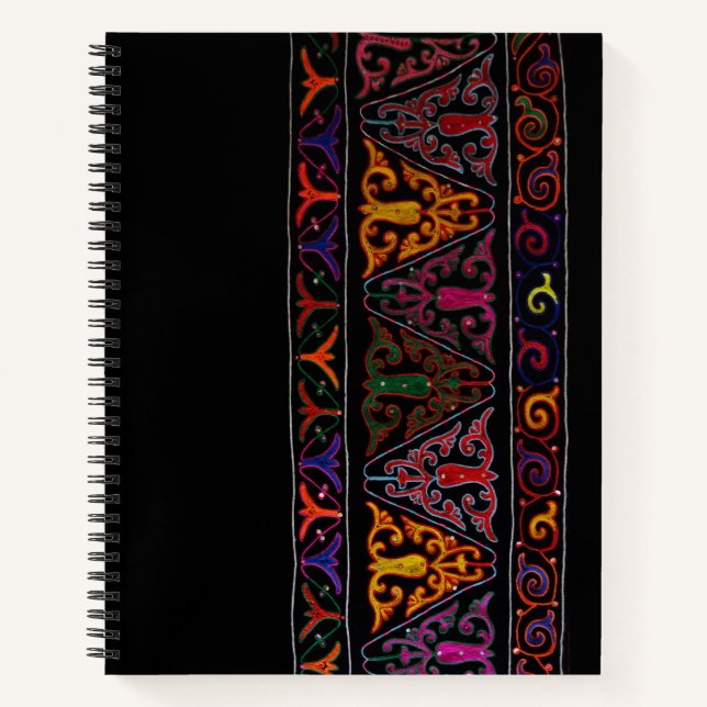 Cuaderno Frontera del Bordado de Xinjiang (Anverso)