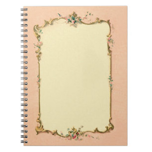 Cuaderno Frontera francesa de la página en blanco del