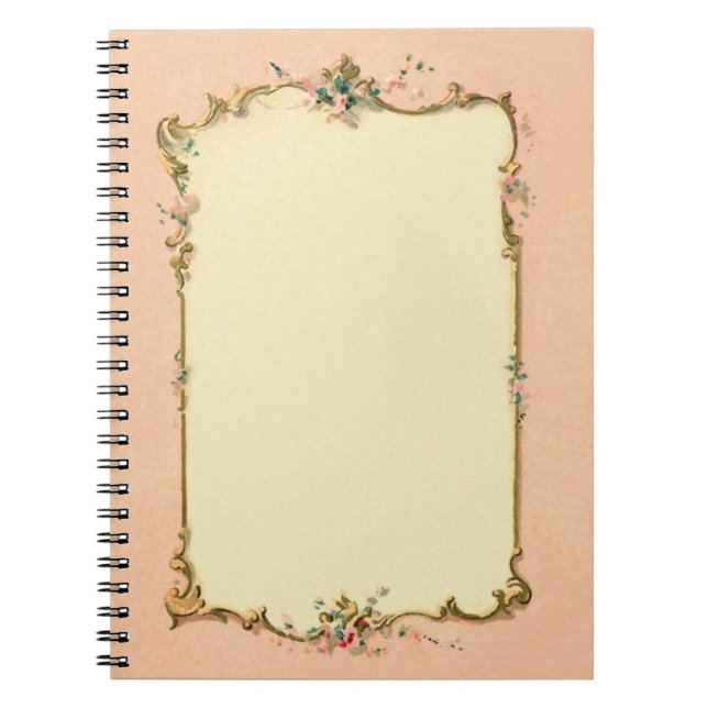 Cuaderno Frontera francesa de la página en blanco del (Frente)