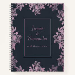 Cuaderno Frontera Rosa Delicada Azul y Rosa de la Marina | 