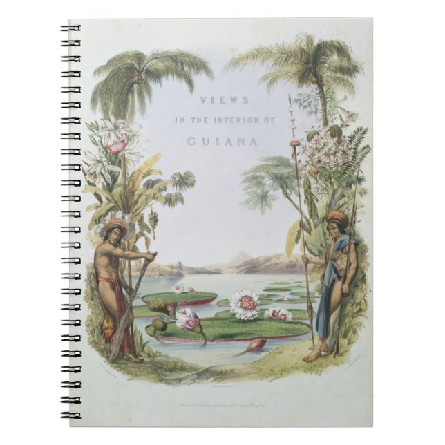 Cuaderno Frontispiece a las "opiniónes dentro de Guayana", (Frente)