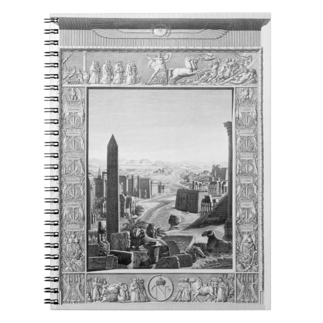 Cuaderno Frontispiece al volumen 1 de la descripción del ` (Frente)