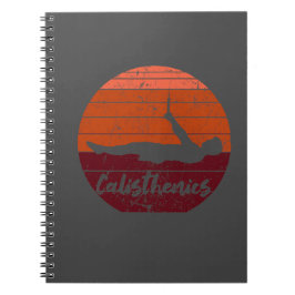 Cuaderno frontlever, calisthenics, street workout