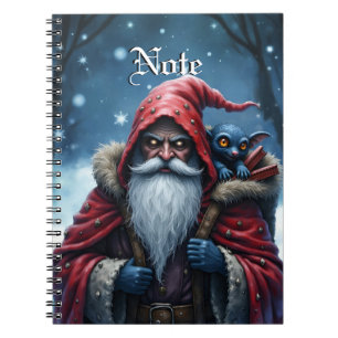 Cuaderno Frostbite Santa y su duende travieso.