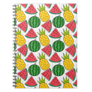 Cuaderno Fruit seamless pattern   Fruit surface pattern 10