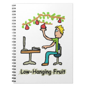 Cuaderno Fruta de bajo tamaño