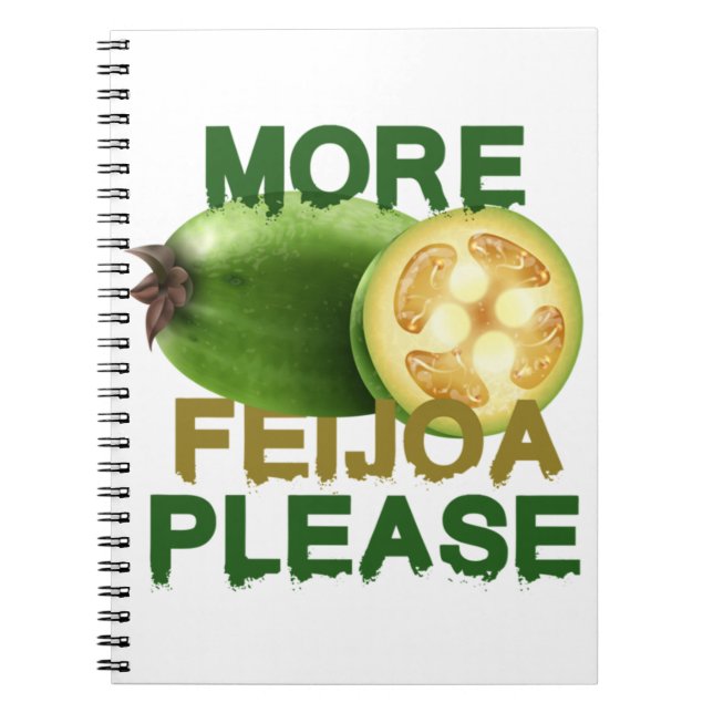 CUADERNO ¡FRUTA DE FEIJOA! REGALO PARA LOS AMANTES DE FRUTA (Frente)