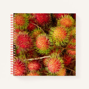 Cuaderno Fruta de Rambutan en el mercado Can Duoc