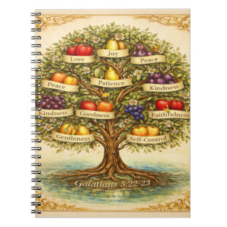 Cuaderno Fruta del Árbol del Espíritu Arte de Pared –
