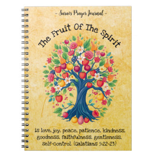 Cuaderno Fruta del espíritu - Diario de oración Personaliza