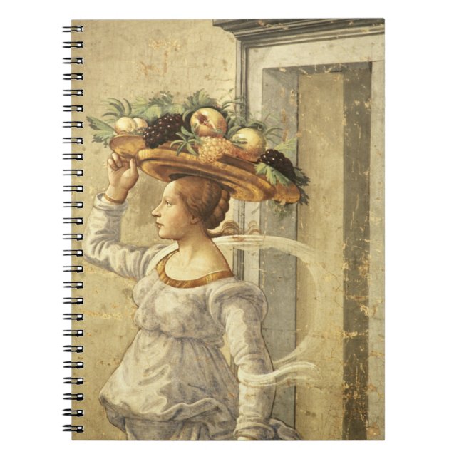 Cuaderno Fruta que lleva de la mujer, del nacimiento de St. (Frente)