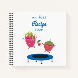 Cuaderno Fruta saltando la receta de los niños de Trampolin