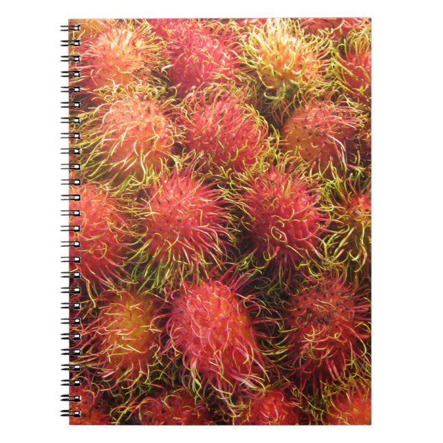 Cuaderno Fruta tropical de Rambutan (Frente)
