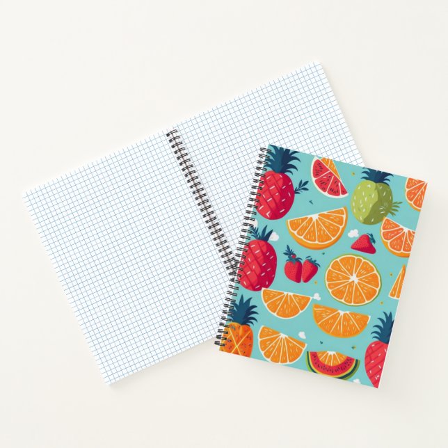 Cuaderno Frutas de verano: (Interior)