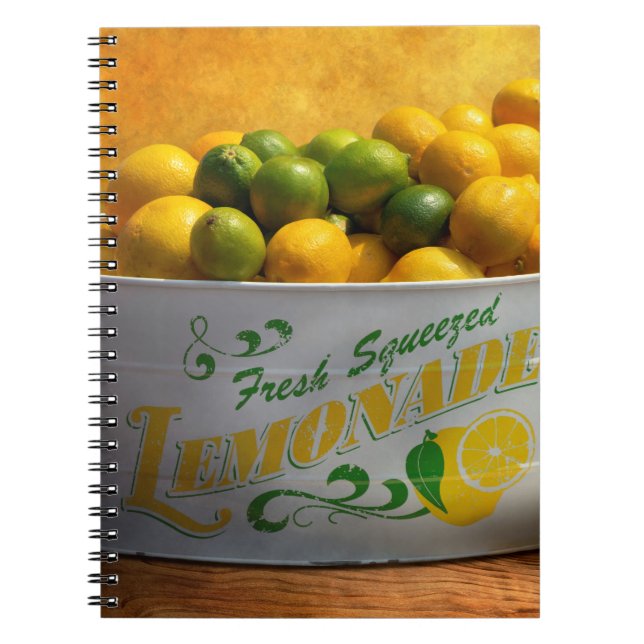 Cuaderno Frutas - Limones - Cuando la vida te da limones (Frente)
