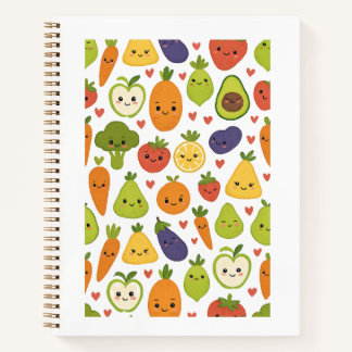 Cuaderno Frutas y Verduras Deliciosas