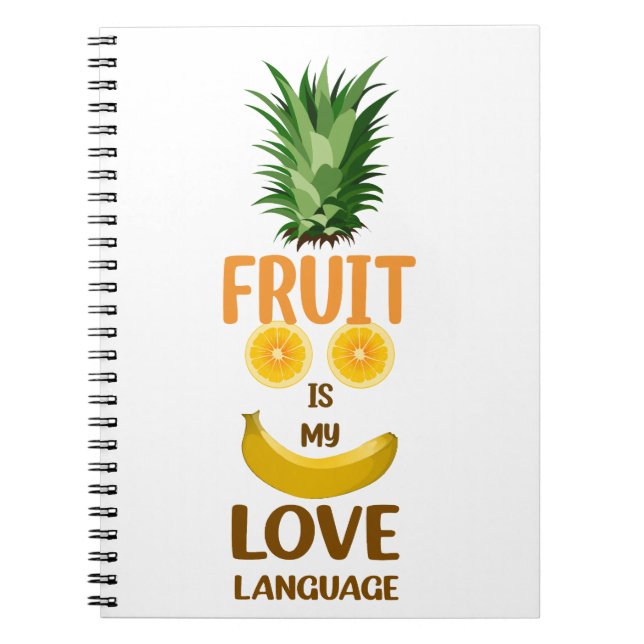 Cuaderno Fruto de amor divertido (Frente)