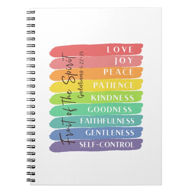 Cuaderno Fruto del Espíritu (Frente)