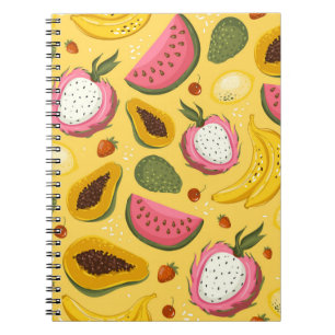 Cuaderno Frutos de verano personalizados de cosecha artesan