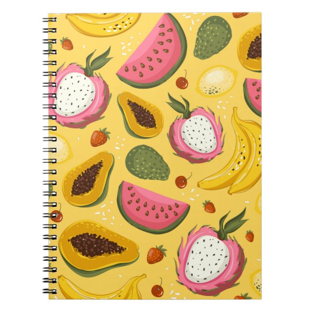 Cuaderno Frutos de verano personalizados de cosecha artesan (Frente)