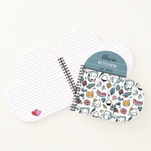 Cuaderno Frutos y gatos