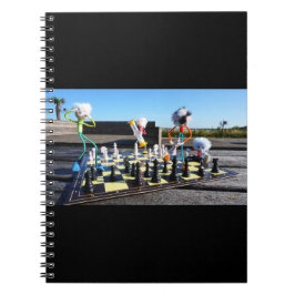 Cuaderno Fubby die schaakspel spelen.