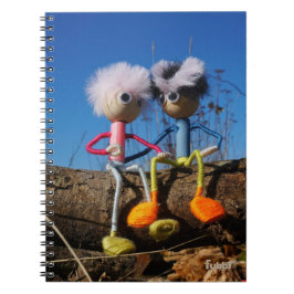 Cuaderno Fubby paartje dat romantisch verliefd zitten.