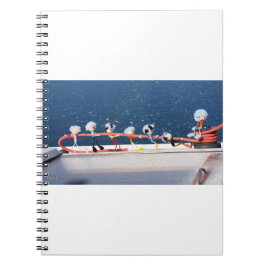 Cuaderno Fubby's die een lijn lieren van een Zeilboot.