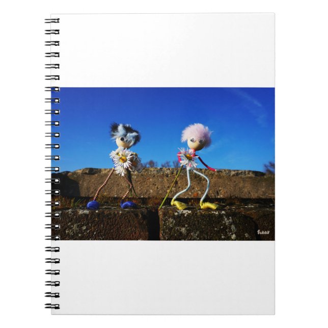 Cuaderno Fubby's die elkaars Valentijn zijn. (Frente)