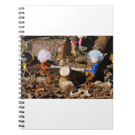 Cuaderno Fubby's die hout zagen.