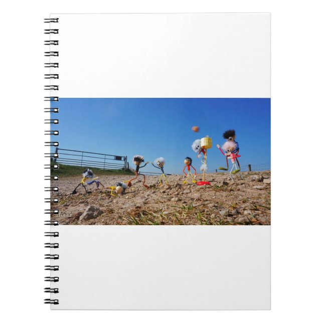 Cuaderno Fubby's die korfballen, winnen of verliezen. (Frente)