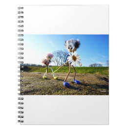 Cuaderno Fubby's in natuur met madeliefjes.
