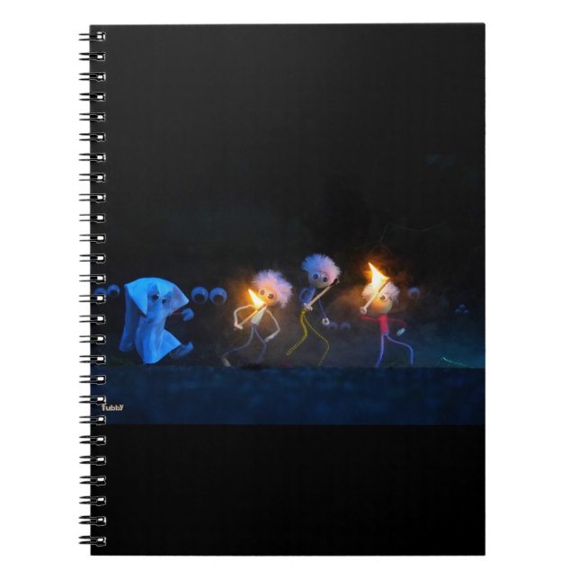 Cuaderno Fubby's op spooktocht, halloween grap. (Frente)