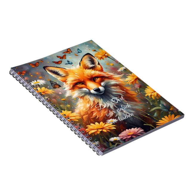 Cuaderno Fuchs auf der Wiese (Lado Derecho)