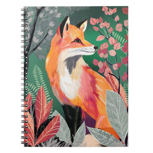 Cuaderno Fuchs Zauberwald Hand-Painted Nature Illustrations (Frente)