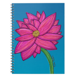 Cuaderno Fuchsia Pink Flower