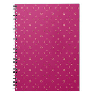 Cuaderno Fucsia Zinnia Dorada Sol